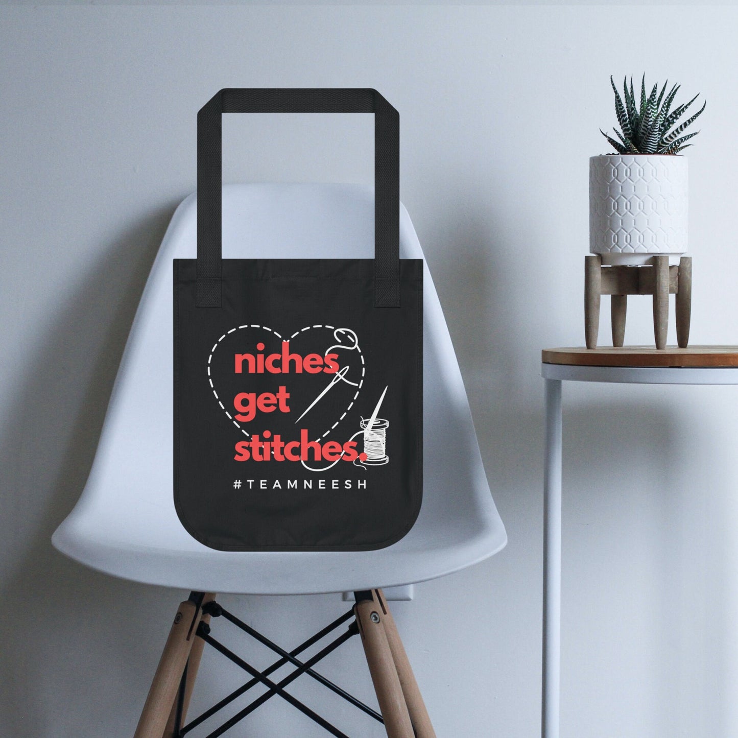 Content Creator Blogger Book Bag Funny Youtuber Etsy Sellers Gift Organic Tote Bag Entrepreneur Quote Niches Get Stitches Neesh Solopreneur