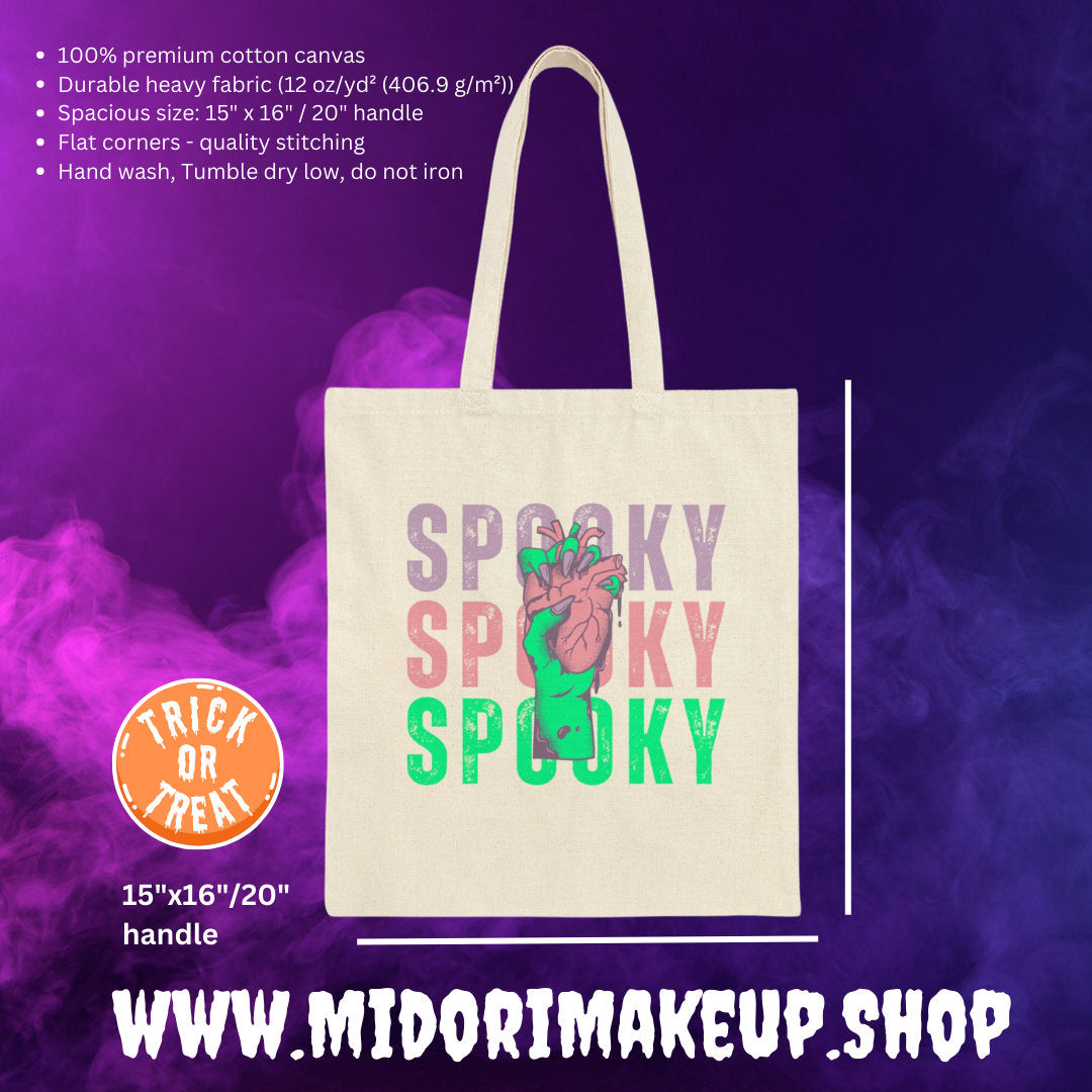 Spooky Cute Halloween Heart Zombie Hand Trick or Treat Pastel Goth Tote BFF Gifts Costume Couple y2k 90s Candy Party Favor Swag Book Bags