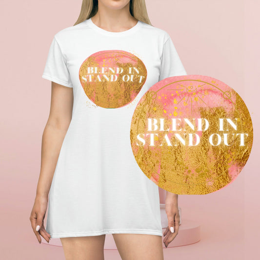 Makeup Artist TShirt Dress Gift Oversized Tshirt Womens Gift for Her Tee MUA Shirt Dress Uniform Cosmetology Tshirt Beautician Gift Blend In